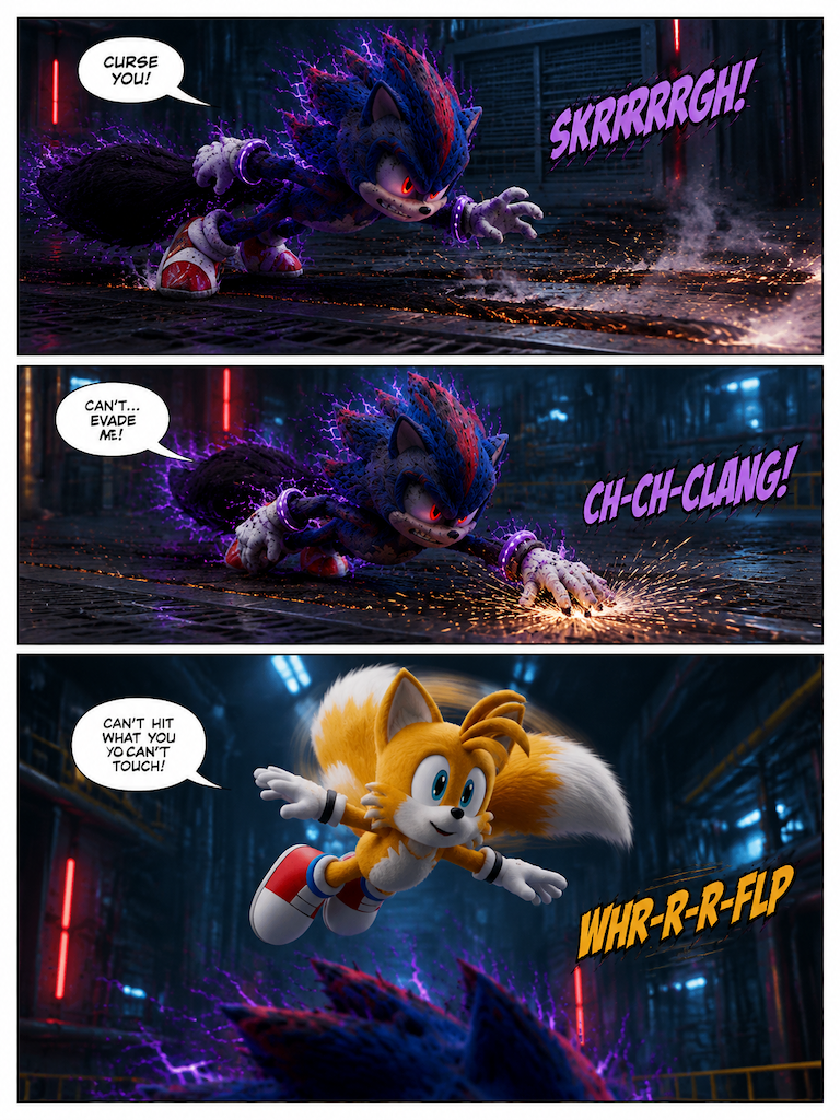 A Split-Second Evasion (page 3 of 4)