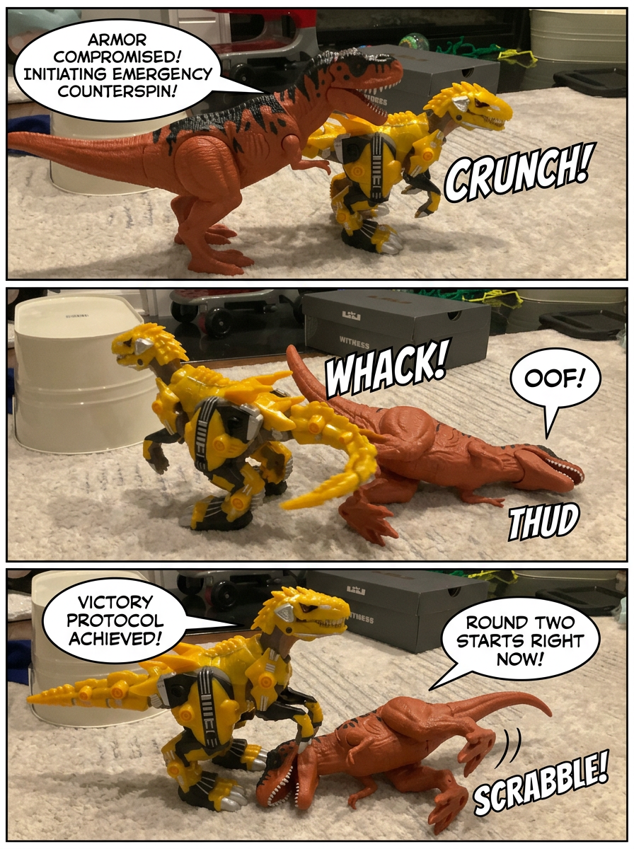 Clash of the Carpet Dinosaurs (page 2 of 2)