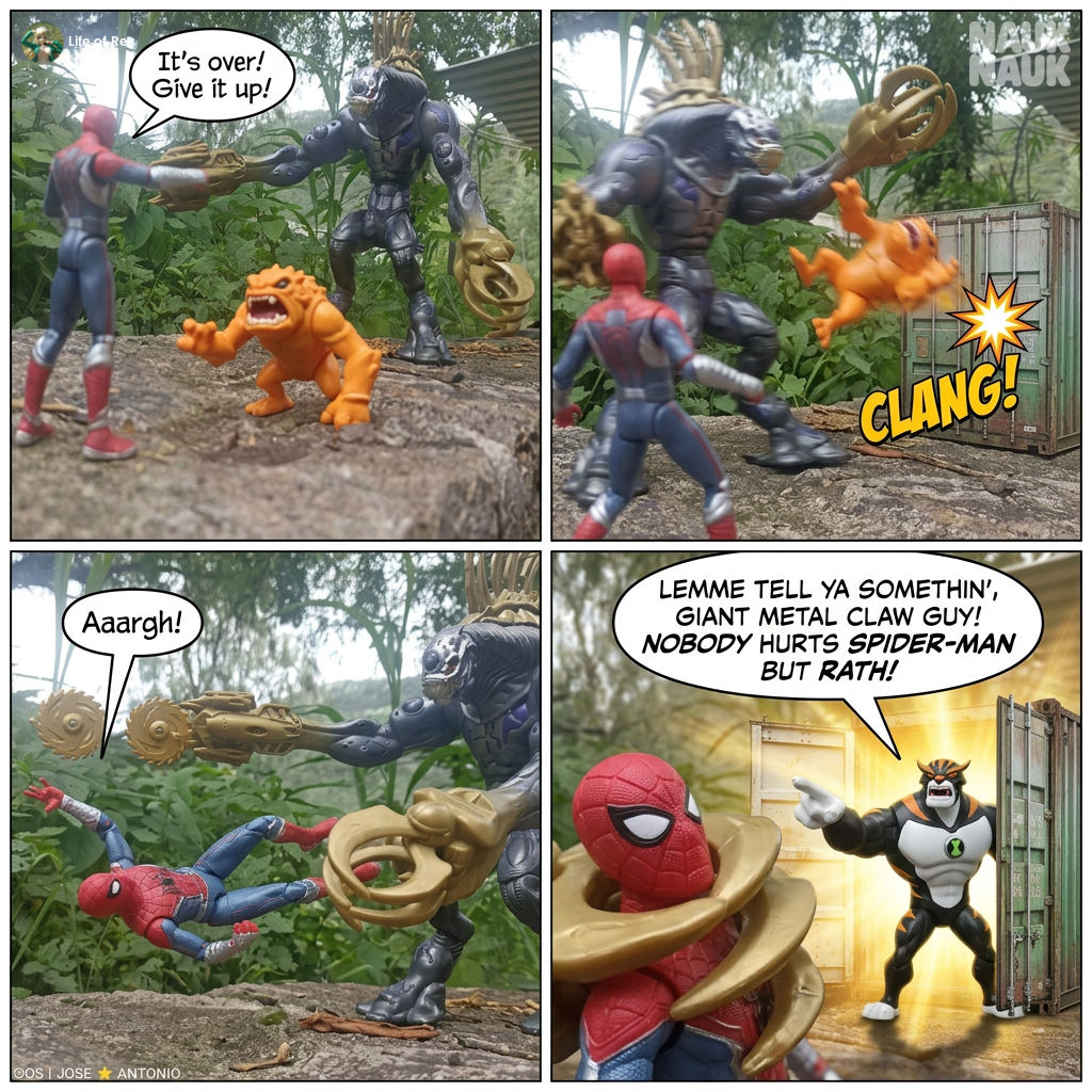 Spider-Man and Wildmutt vs Elementor - Test