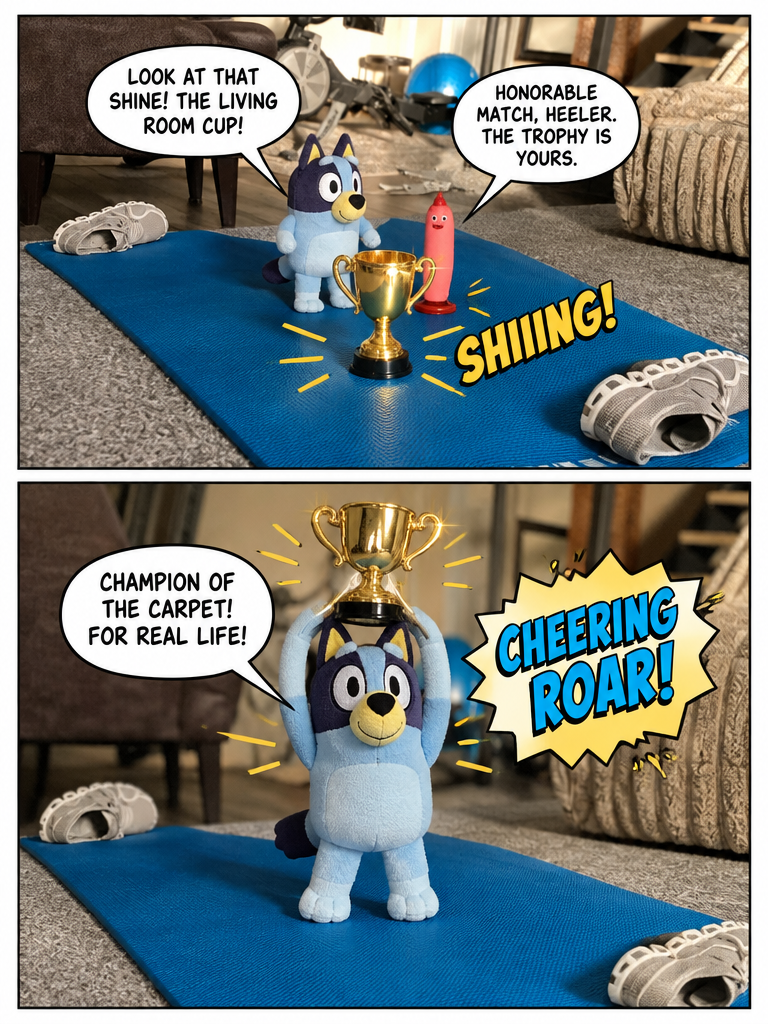 Bluey wins the cup (page 4 of 8)