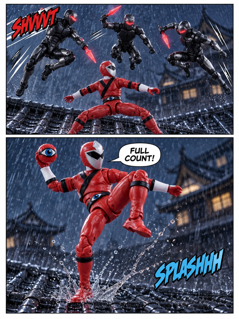 #1 Power Rangers Ninja Ball:  Red Ninja Ball Ranger (page 3 of 4)