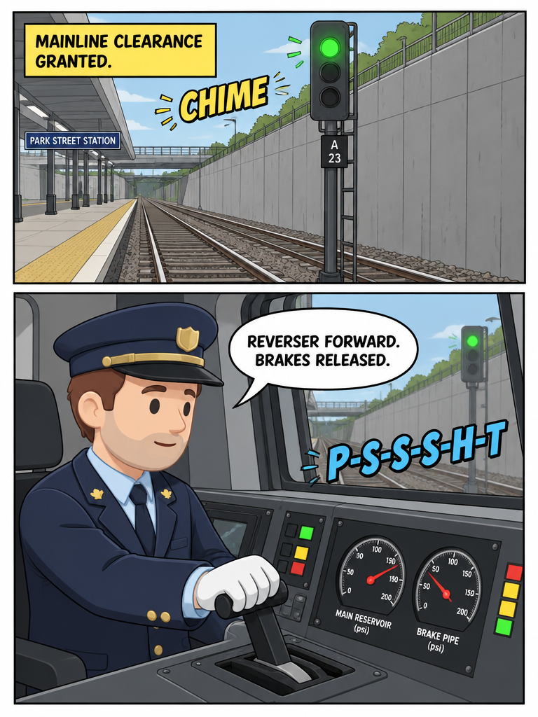 Park Street Departure (page 2 of 4)