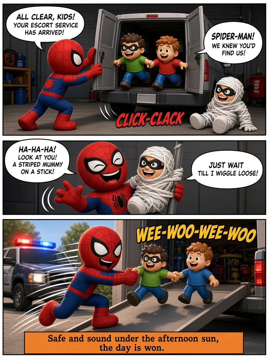 Spider-Man and the Basement Rescue (page 4 of 4)