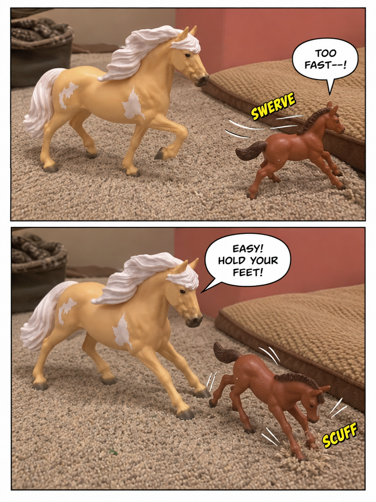 The Foal's First Dash (page 3 of 4)