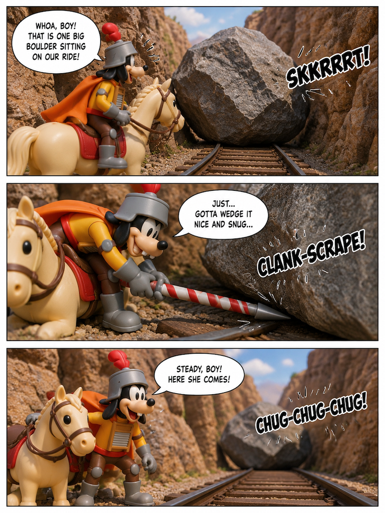 Sir Goofs-a-Lot Clears the Track (page 2 of 4)