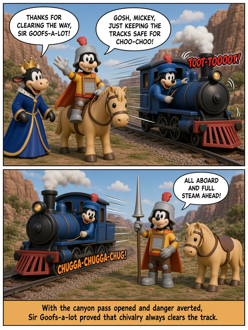 Sir Goofs-a-Lot Clears the Track (page 4 of 4)