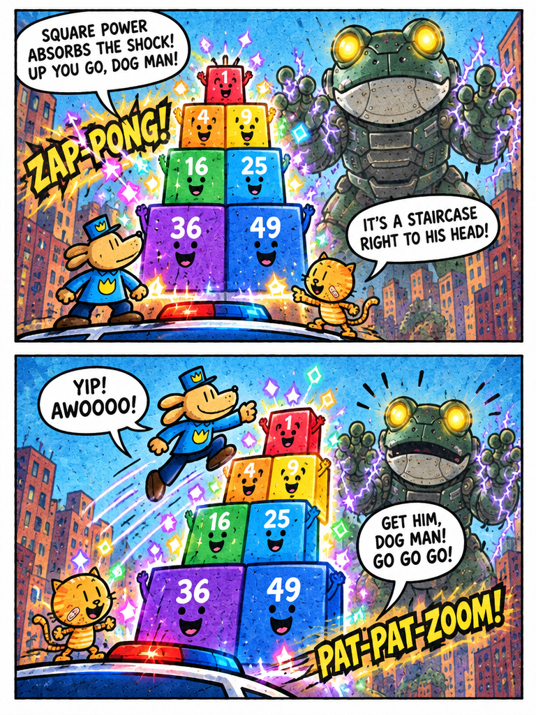 Dog Man and the Square Squad (page 2 of 4)