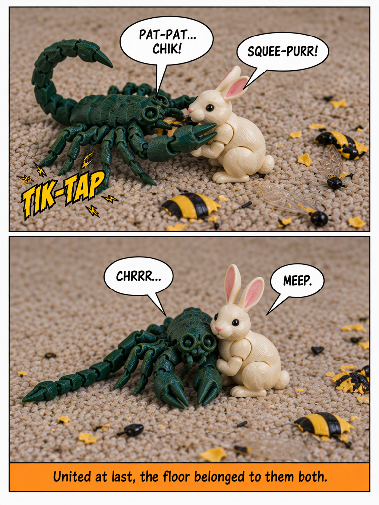 Unlikely Companions on the Rug (page 4 of 4)