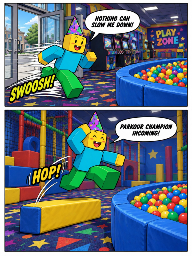 Sprint to the Ball Pit (page 2 of 4)