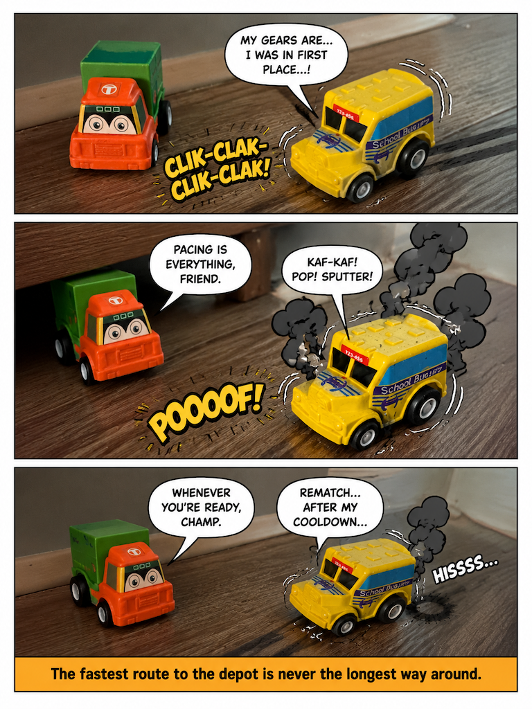 The Shortcut to the Depot: Comic 1 (page 4 of 4)