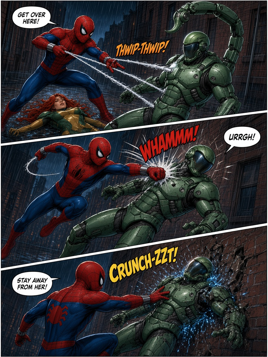 Spiderman: Can't go back comic series (page 2 of 4)