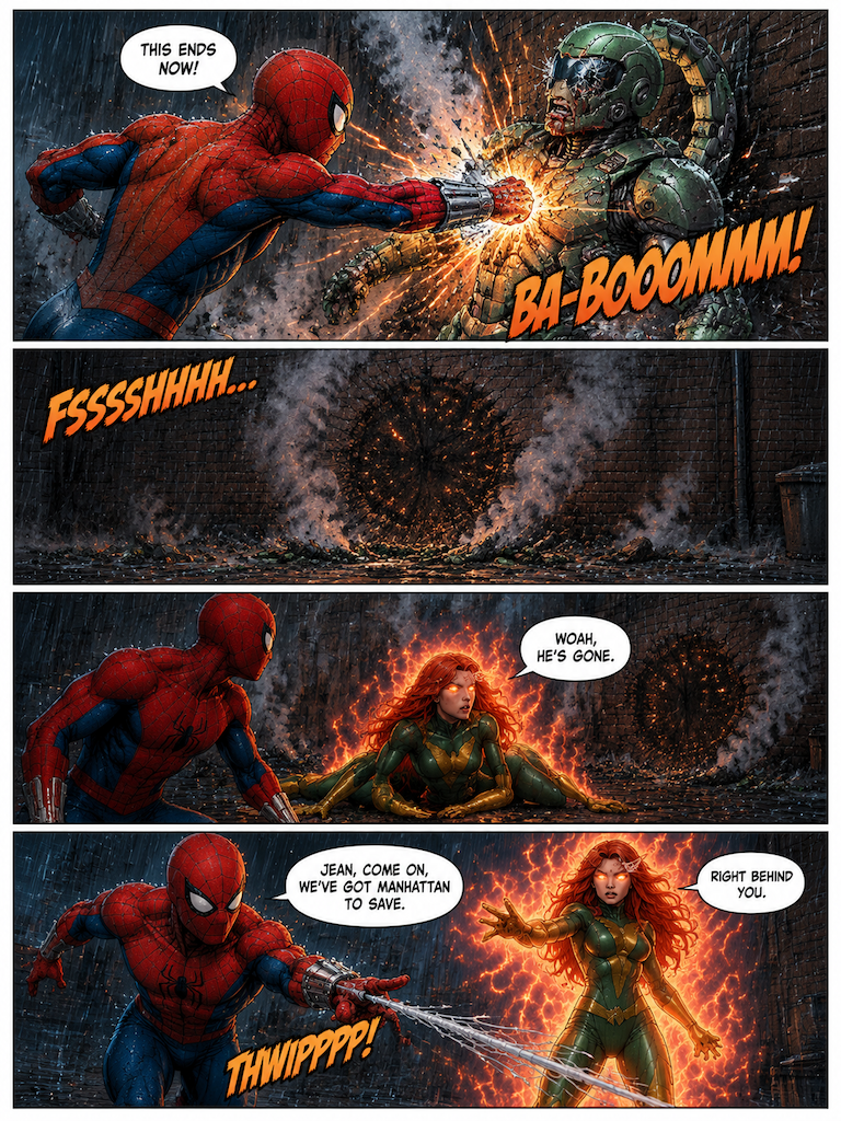 Spiderman: Can't go back comic series (page 4 of 4)