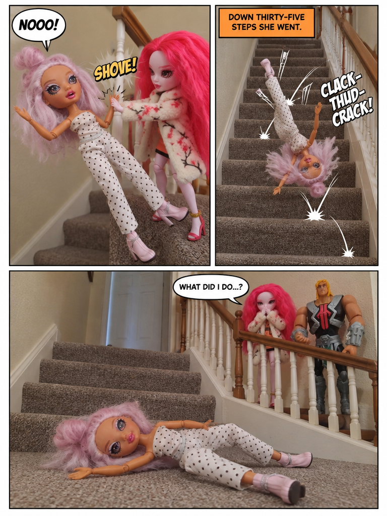 A Tumbling Fall at the Stairs (page 4 of 4)