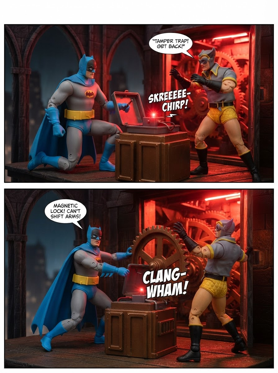Batman 🦇Vs Nite Owl 🦉- Sabotage in the Belfry 💬Comic Story ;part 10 (page 3 of 4)