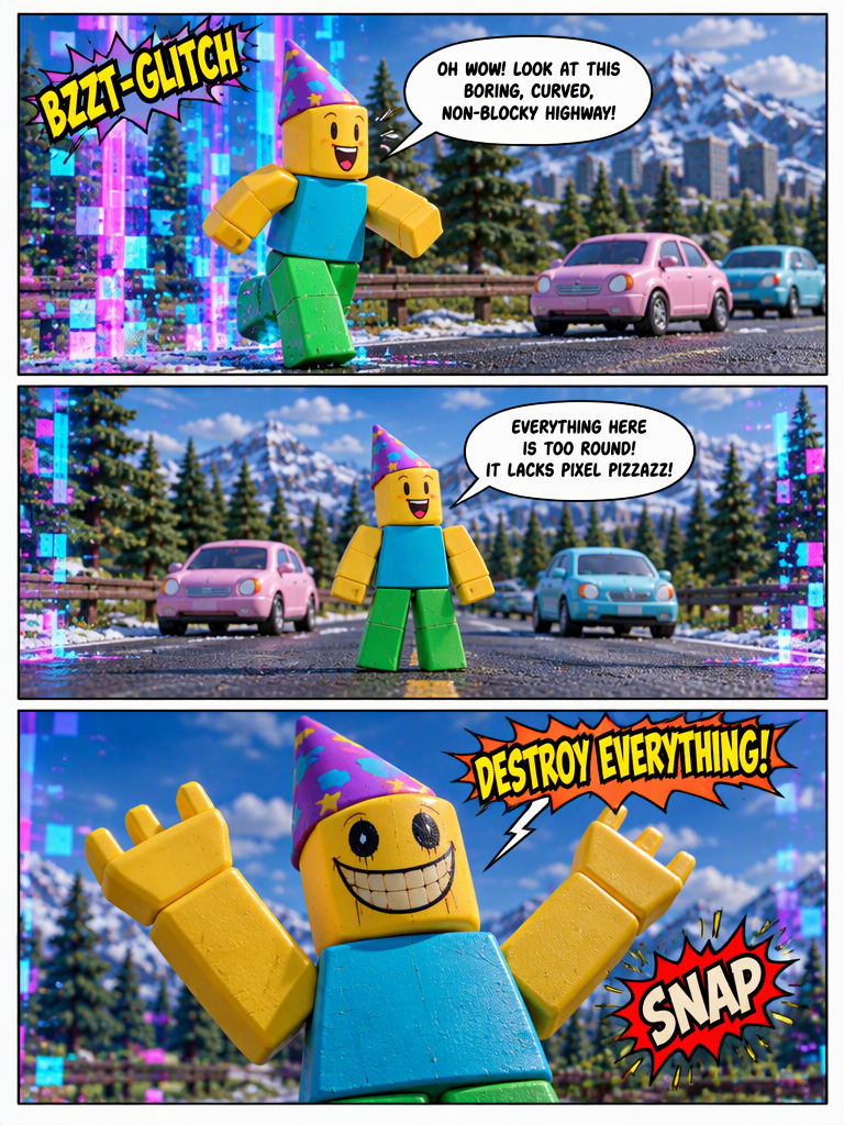 Blocky Invasion Over the Meadow (page 9 of 12)