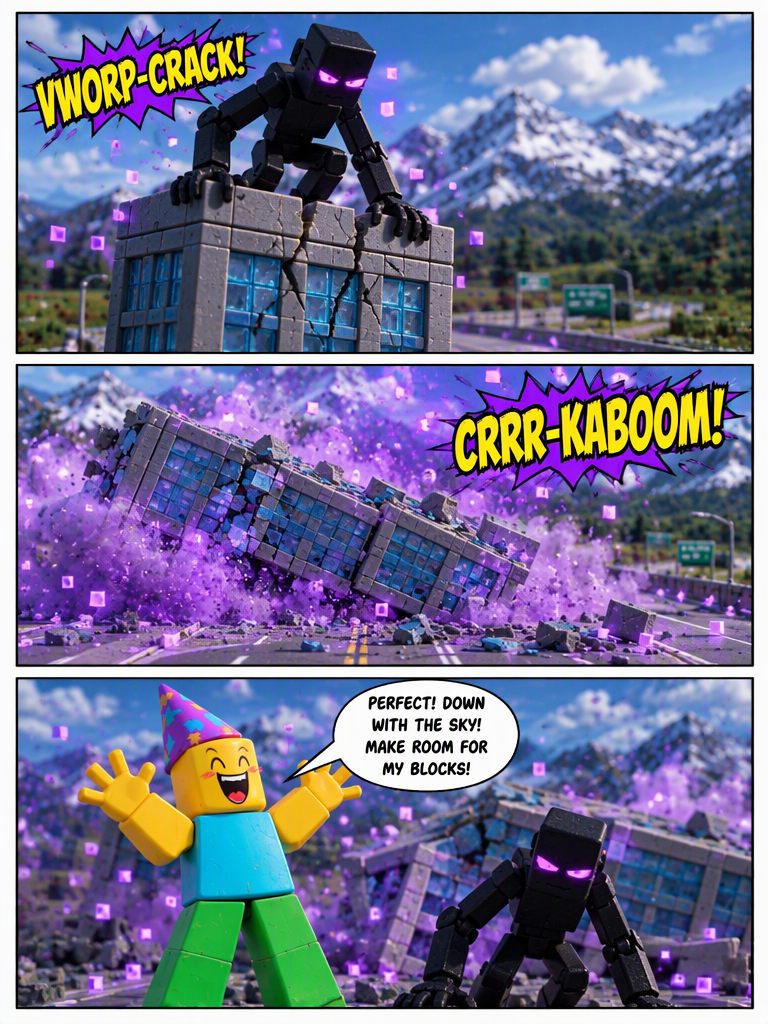 Blocky Invasion Over the Meadow (page 10 of 12)