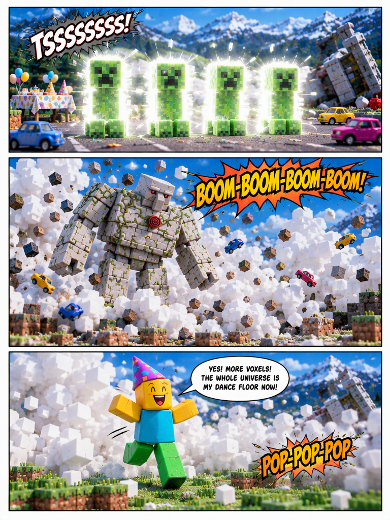 Blocky Invasion Over the Meadow (page 11 of 12)