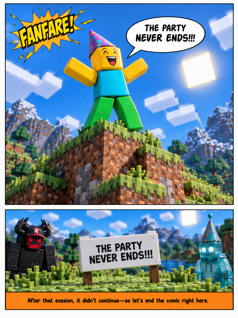 Blocky Invasion Over the Meadow (page 12 of 12)