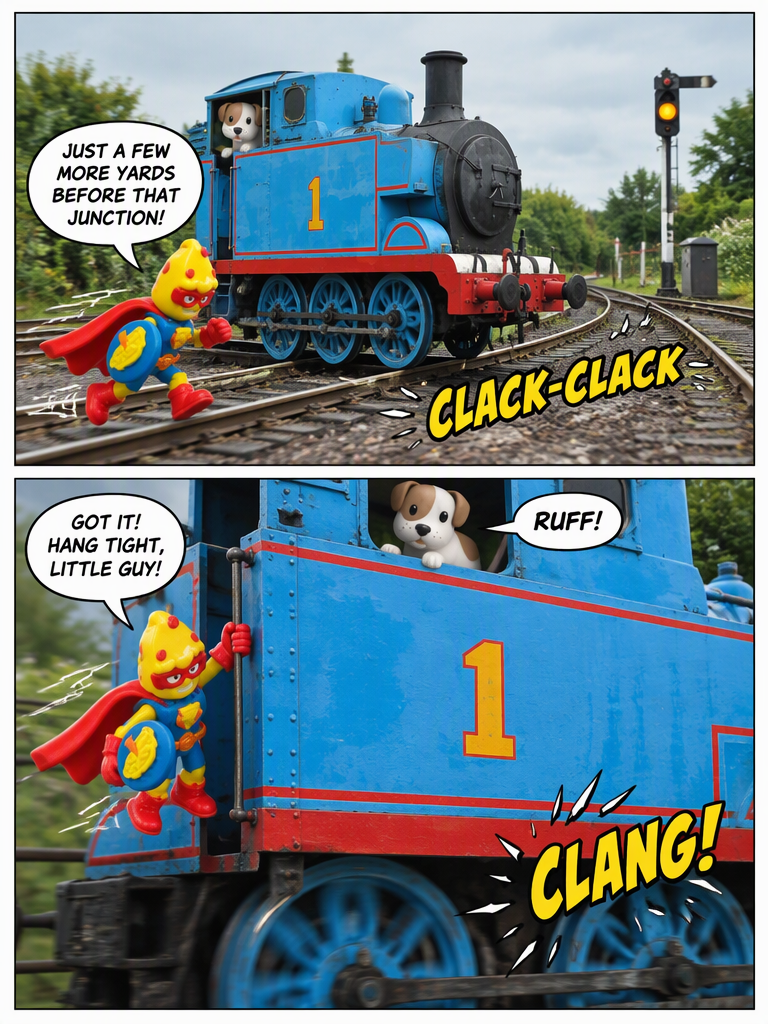Super Slice on the Runaway Rails (page 2 of 4)