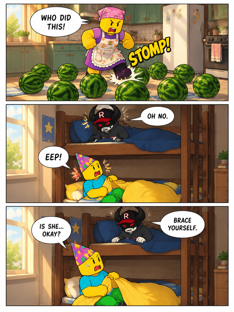 Ten Watermelons in the Fridge (page 2 of 8)