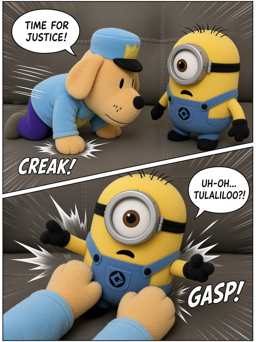 Dog Man VS MINION! (page 3 of 4)