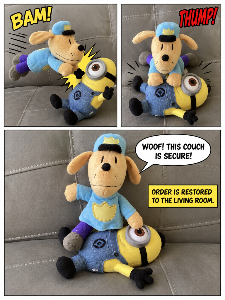 Dog Man VS MINION! (page 4 of 4)