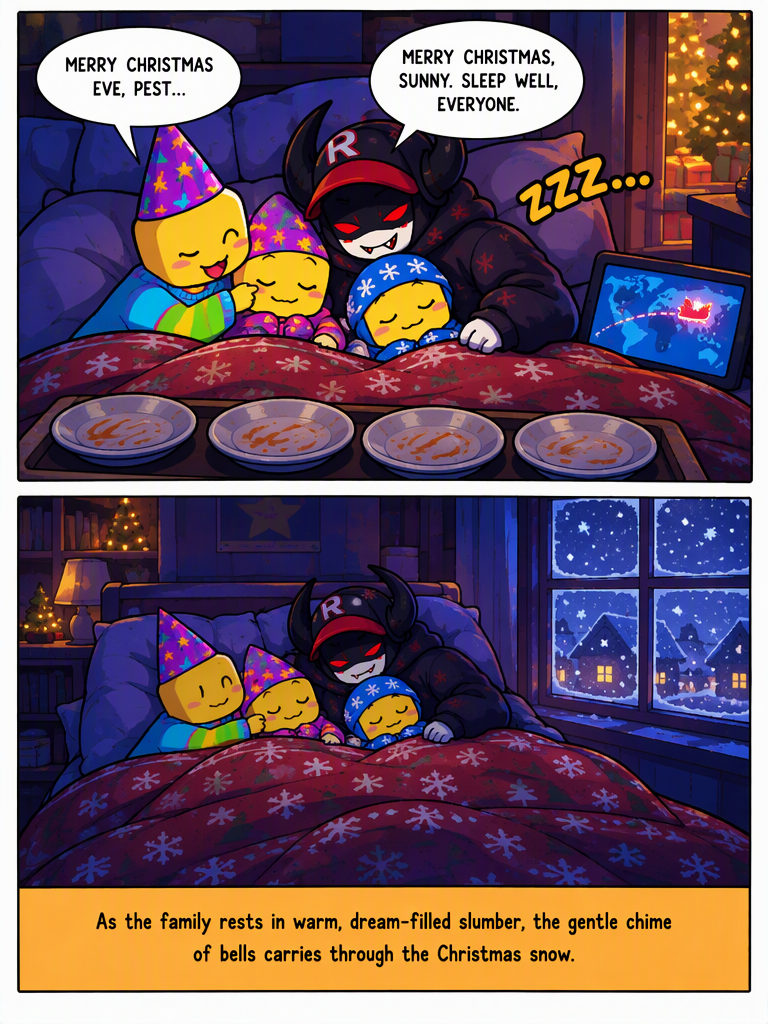 Christmas Eve Coziness and Midnight Bells (page 4 of 4)