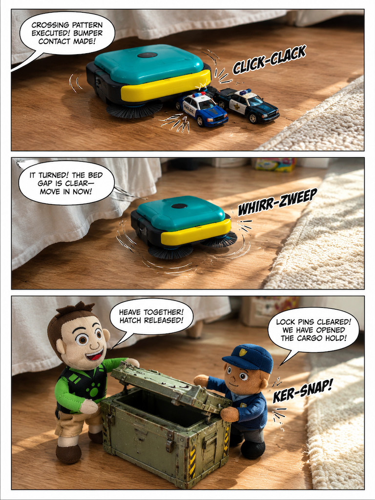 Descent to the Underbed (page 3 of 4)
