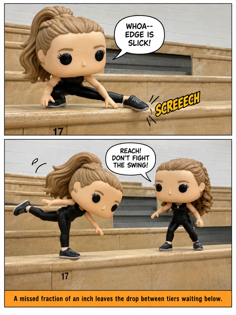 Bleacher Gymnastics (page 2 of 4)