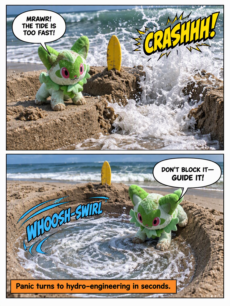 Sprigatito's Seaside Trench (page 2 of 4)