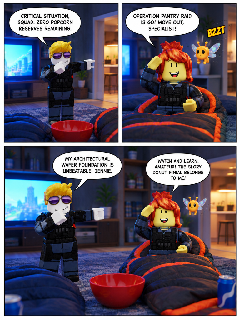 Sleepover at the Safehouse (page 5 of 8)