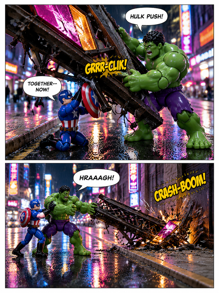 Clash on Neon Avenue (page 7 of 8)