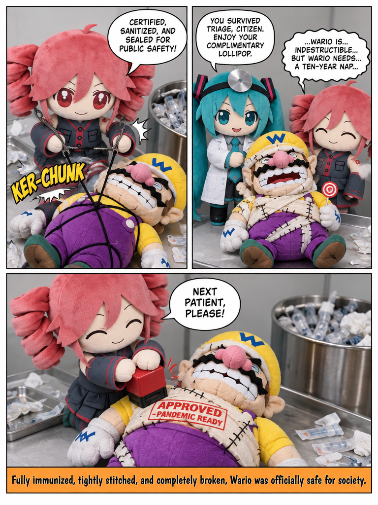 Pandemic Triage at the Plush Clinic (page 4 of 4)