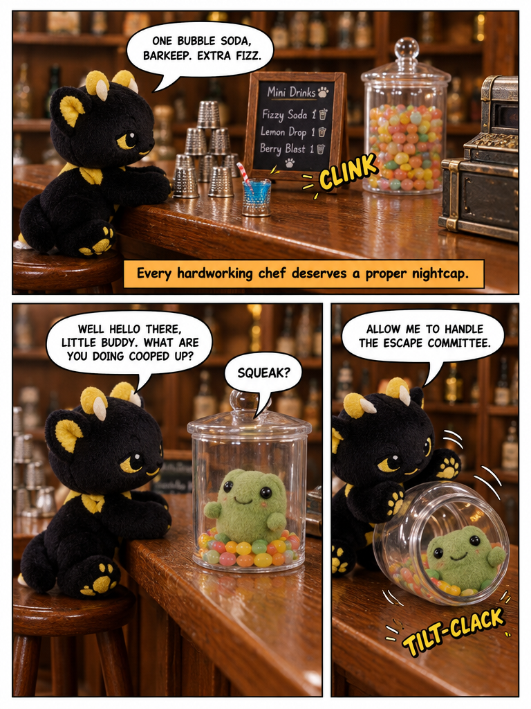 Night Out with Dragon Cat (page 3 of 4)