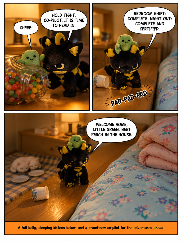 Night Out with Dragon Cat (page 4 of 4)