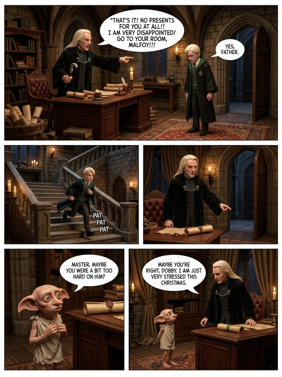 A Christmas Comfort at Malfoy Manor (page 2 of 4)