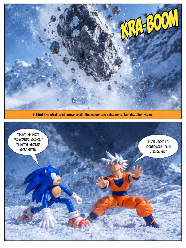 Avalanche at the Glacier Foot (page 2 of 4)