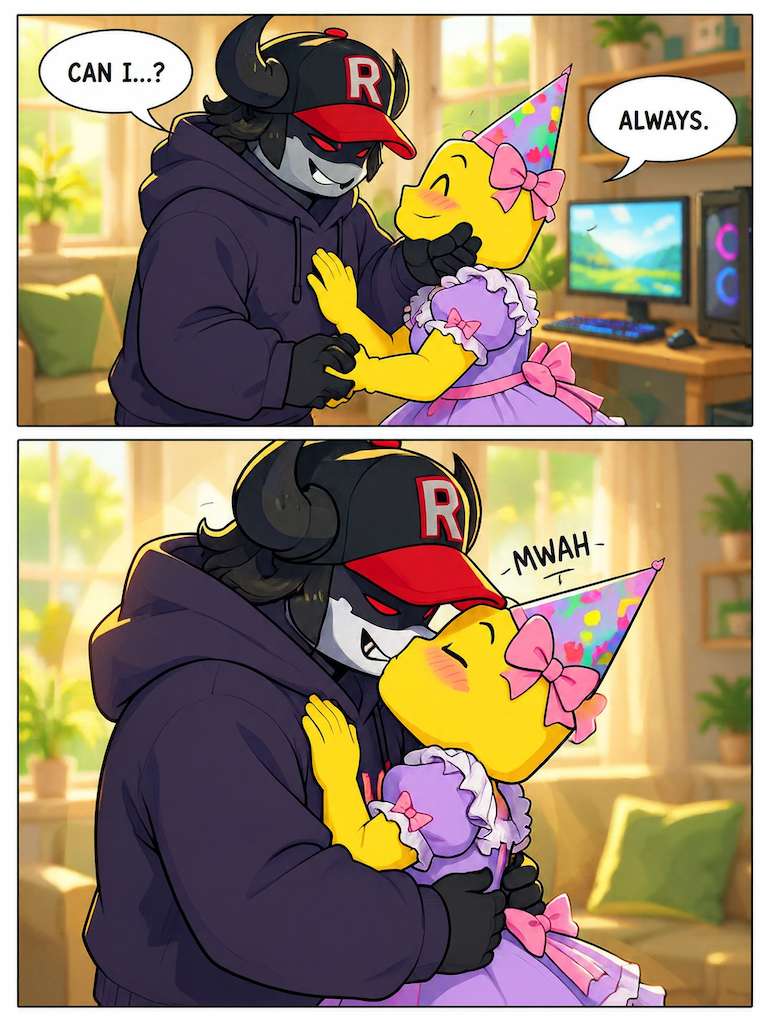A Ribbon and a Kiss (page 3 of 4)