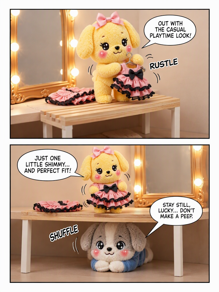 Party Prep in the Dressing Room (page 2 of 4)
