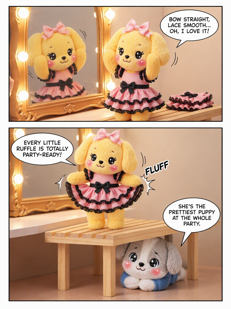Party Prep in the Dressing Room (page 3 of 4)