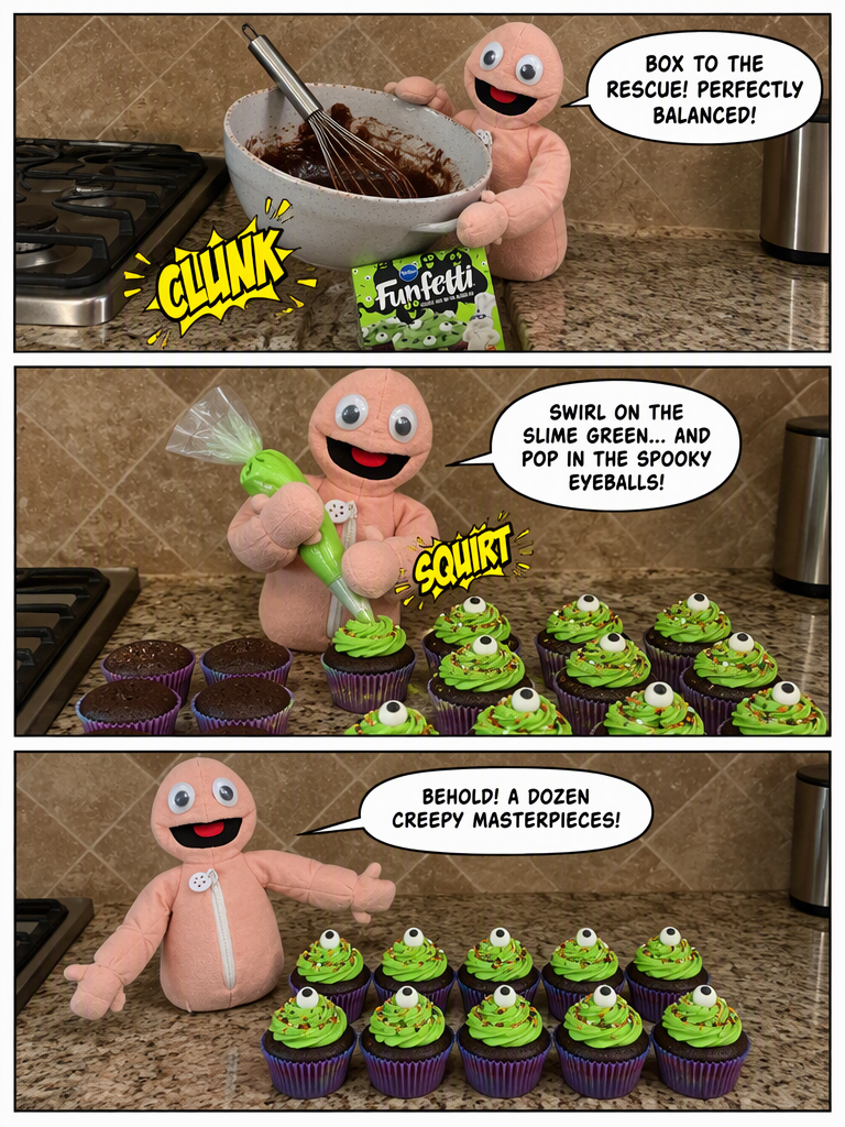 Peach Yeep Bakes Halloween Cupcakes (page 3 of 4)
