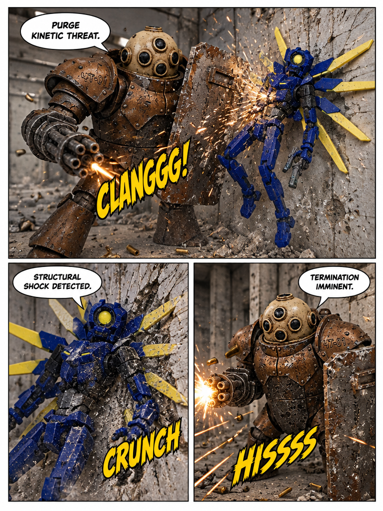 v1 vs gutterman (comic remake) (page 2 of 4)