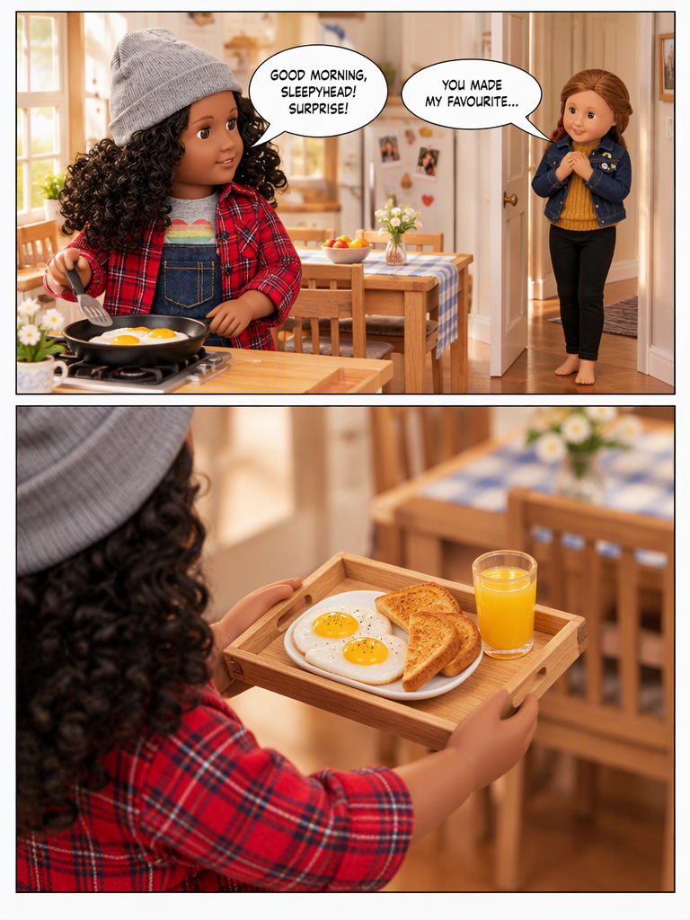 Morning Sunlight and Warm Breakfast (page 2 of 4)