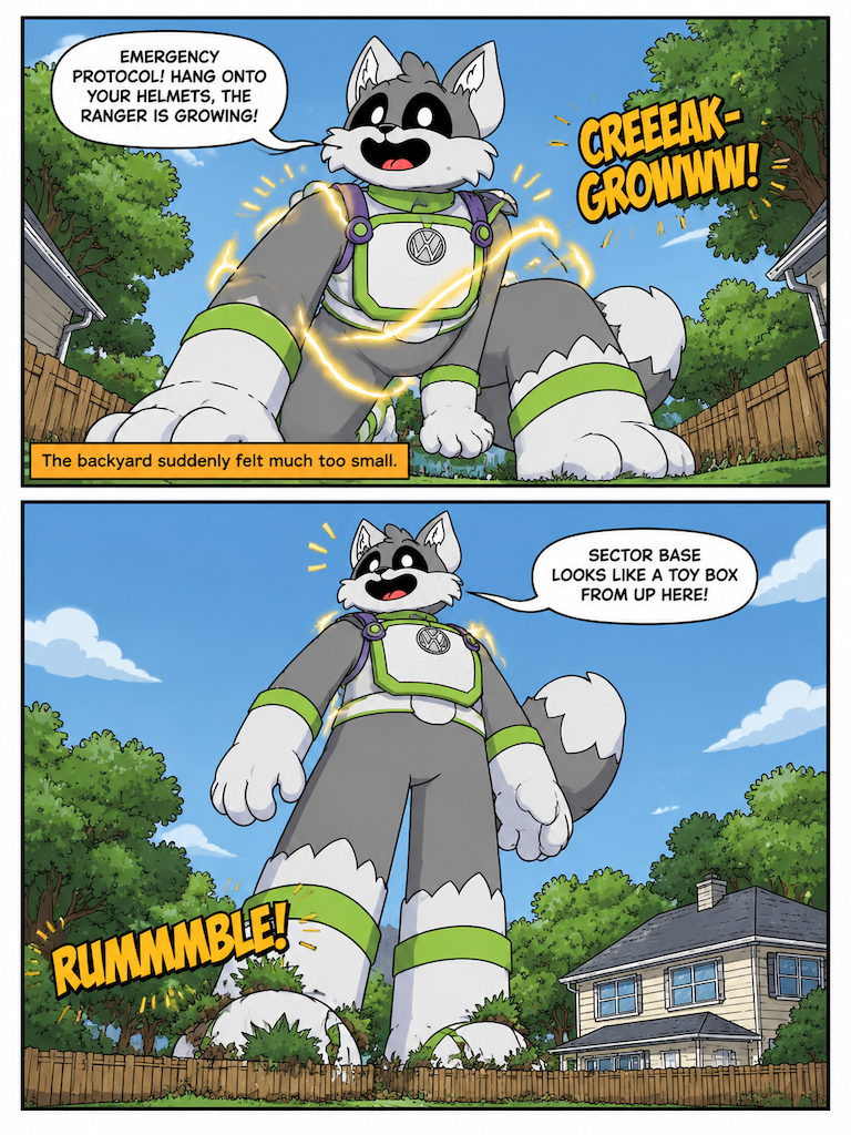 Cosmic Growth Spurt (page 2 of 4)