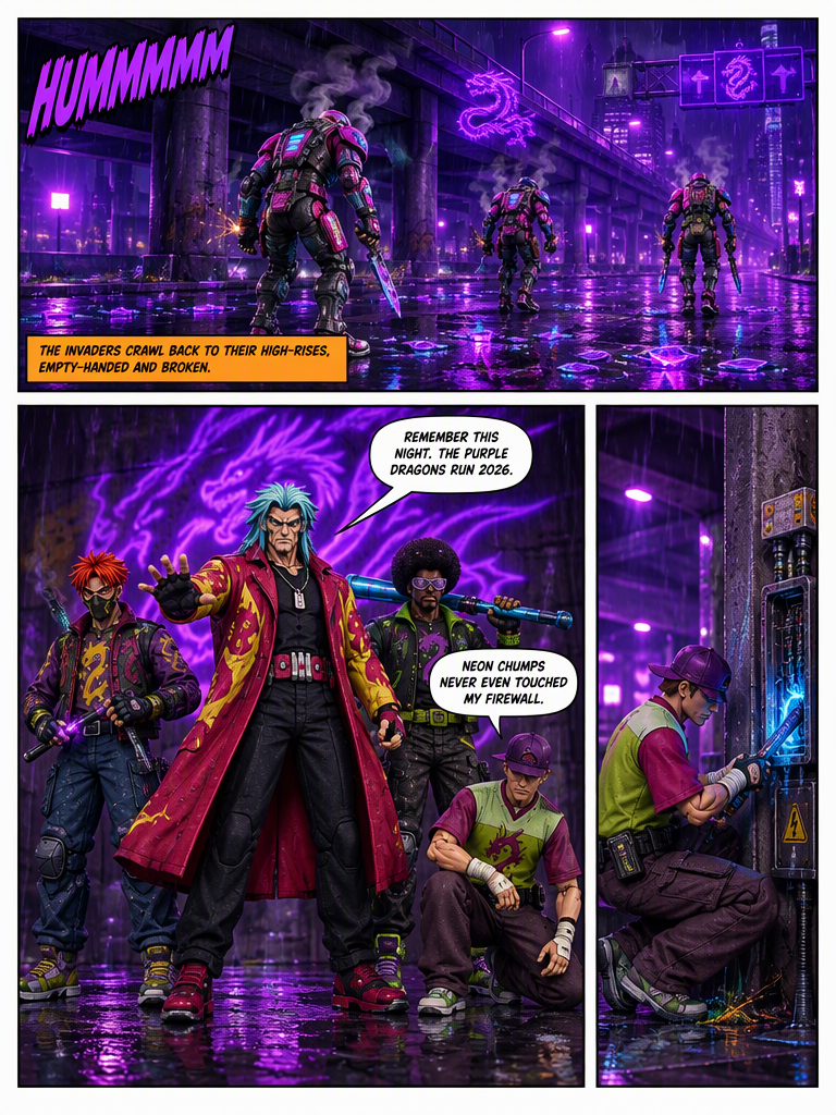 Neon Ambush in the Underpass (page 4 of 4)