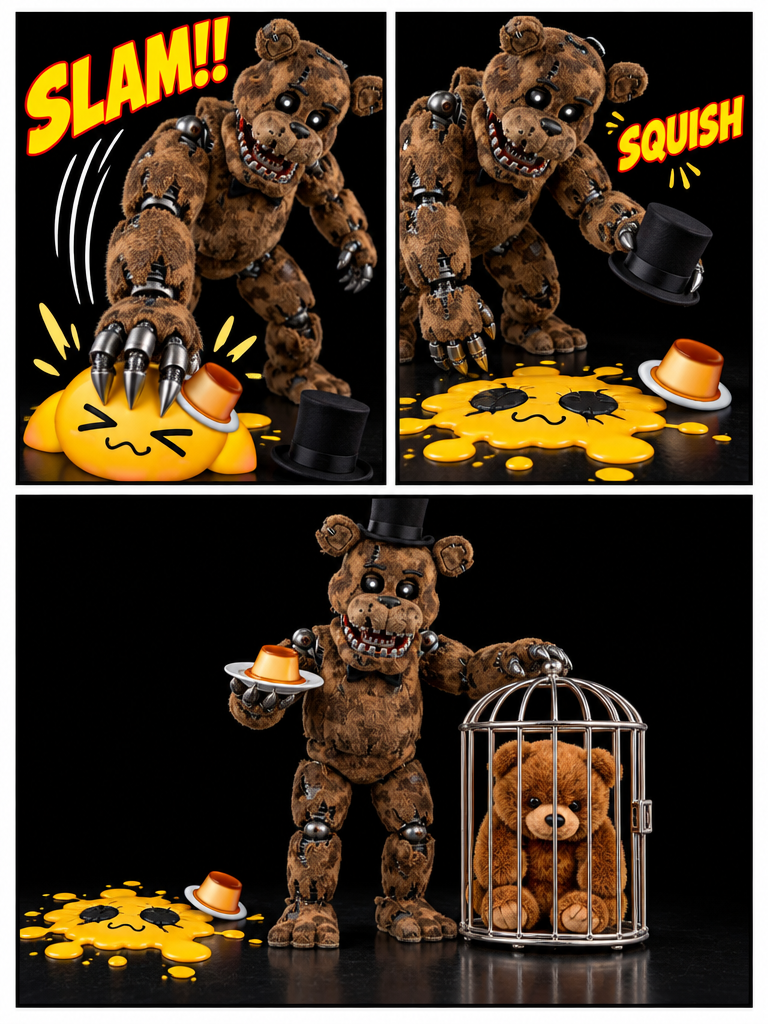 the bear turned into nightmare Freddy fazbear (page 4 of 4)