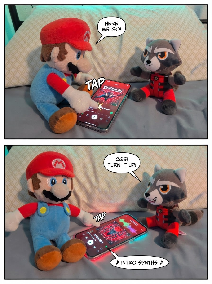 Spider-Verse Beats on the Bed (page 2 of 4)