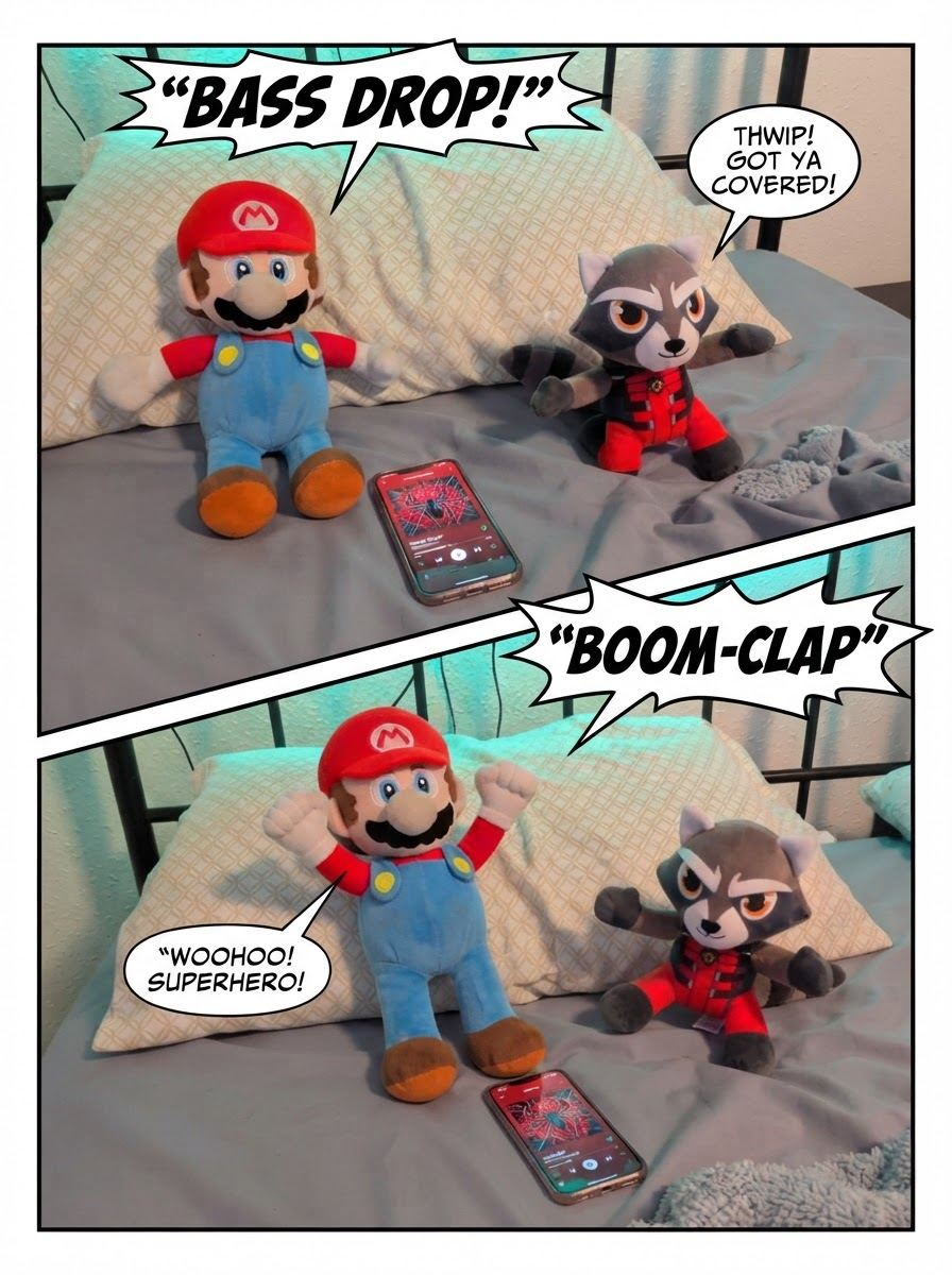 Spider-Verse Beats on the Bed (page 3 of 4)