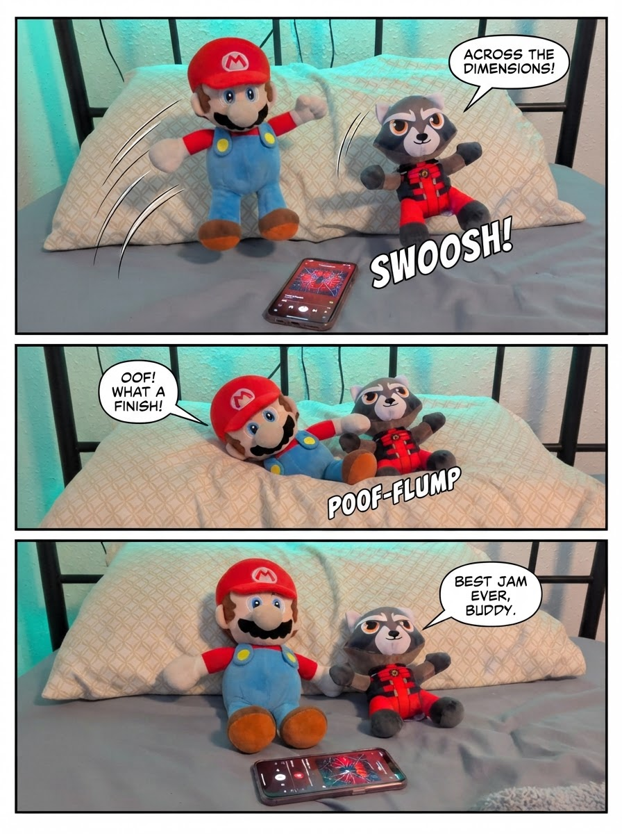 Spider-Verse Beats on the Bed (page 4 of 4)