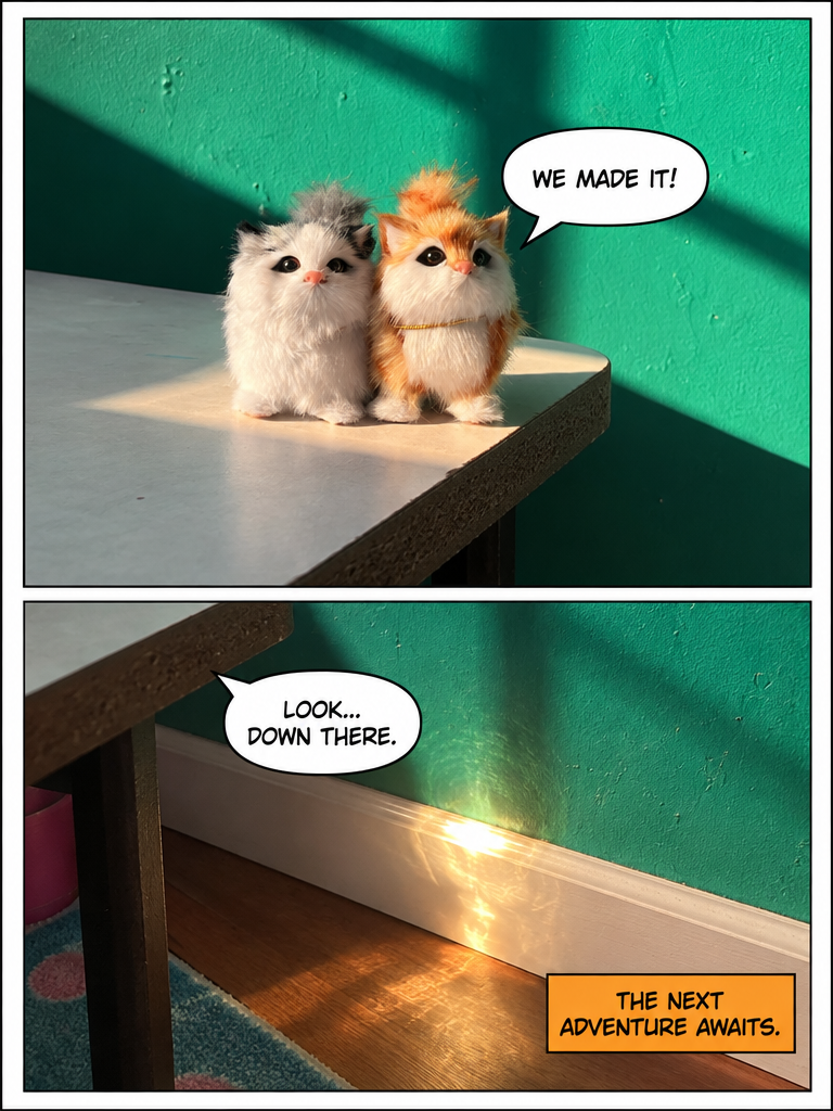 Chasing the Tabletop Sunlight (page 4 of 4)